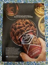 Vintage 1981 Blue Diamond Almonds Print Ad Smokehouse Ad Only picture