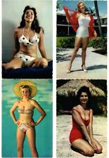 BATHING BEAUTIES BEACH LIFE, 53 Old Postcards mostly pre-1950 (L6213) picture