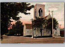 c1910 St Paul’s Episcopal Church Greenville Ohio OH Postcard picture