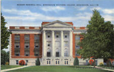 Munger Memorial Hall,Birmingham Southern College,AL Kropp Alabama Linen Postcard picture