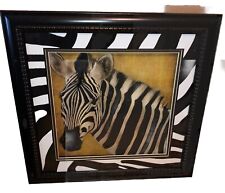 Adorable Wall Picture Hanging Zebra 3-D ￼ picture