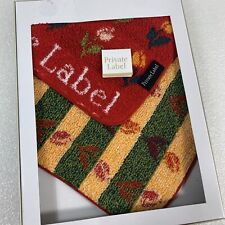 Mitsukoshi Private Label Flowers Red Green Yellow Decor Hand Towel, New picture