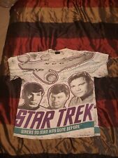 Vintage 1992 Star Trek All Over Print  LARGE picture
