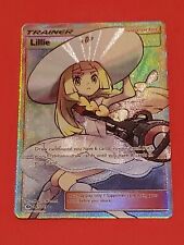 Pokémon Lillie Sun & Moon Set Full Art TCG Holo Trainer Supporter 147/149 Card picture