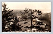 Shelby MI RPPC, Vesper Dune at Camp Miniwanca, Real Photo c1925 Vintage Postcard picture