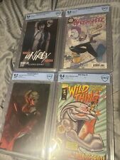 Lot Of 4 CBCS Graded Comics.Spider Gwen, Vampirella, Everglade Angels,Wild Thing picture
