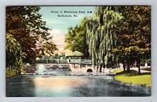 Bethlehem PA-Pennsylvania, Monocacy Park, Antique Vintage Souvenir Postcard picture