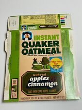1976 Quaker INSTANT OATMEAL Box w/ Fisher Price Adventure People Refund Offer picture