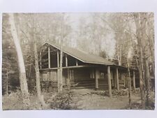 1930 Cabin Number IX Maine RPPC Postcard picture