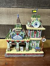 Lemax Coventry Cove Main Line Station Lighted Christmas Village House picture