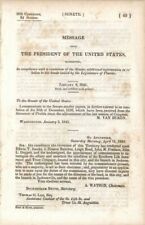 M. Van Buren Message as President of the U.S. Not signed - Autographs - Autograp picture