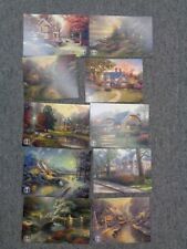 Thomas Kinkade postcards (10)cottages, homes, Quiet Evening,Victorian Autumn picture
