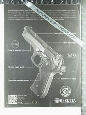 2015 ADVERTISING ADVERTISEMENT AD for Beretta M9 9mm pistol gun picture