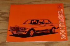 Original 1976 - 1977 Mercedes Benz 300 Diesel Technical Sales Brochure picture