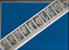 1920 -30's UNCUT STRIP of 10 Presidents and Generals picture