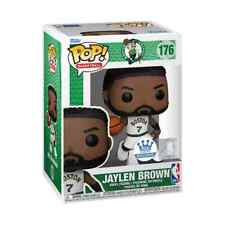 Funko Pop NBA Celtics - Jaylen Brown Exclusive White Jersey Figure #176 w/case picture