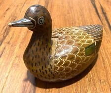 Vintage Aryana Carved, Hand Painted, Wood Bird. Guaranteed picture