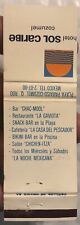 Vintage 20 Strike Matchbook Cover - Hotel Sol Caribe Cozumel Mexico picture