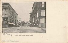 North Main Street Orange Massachusetts MA 1908 Postcard picture