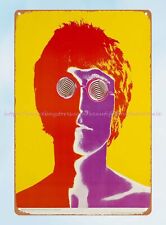John Lennon 1967 Psychedelic Art trippy hippie tin sign wall hanging picture