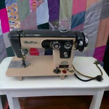 VTG Brother Model 100 PINK Sewing Machine Super Select-O-Matic Mid Century 1950s picture