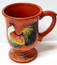 Cracker Barrel ceramic stoneware coffee mug Rooster Break of Dawn series picture