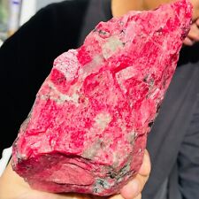 4.95LB Large Natural Pink Red Rhodonite Quartz Crystal Gemstone Rough Specimen picture