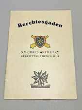 WWII XX Corps Artillery Berchtesgaden Germany Guide for US Army Soldiers picture