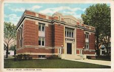 Public Library, Leominster, Massachusetts MA - c1920 Vintage Postcard picture