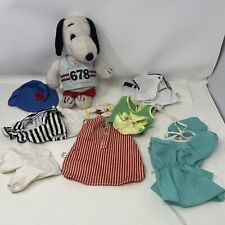 Vintage 1968 Peanuts Snoopy and His Wardrobe 11”  Plush Stuffed Animal picture