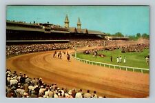 Louisville, Derby Race Day, Churchill Downs Fans Vintage Kentucky c1958 Postcard picture