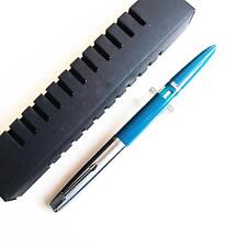 Vintage F/0.5mm Nib Ink Pen Steel Cap Vacumatic Fountain Pen For Wing Sung 601 B picture