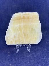 Honeycomb Calcite Display Slab( Utah’s State Stone ) 4 “ Tall , With Stand picture