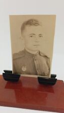 Old Vintage Military Soviet Army Photo Handsome Soldier Young MEN Lovable Guy picture