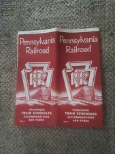 Oct 1960 Pennsylvania Railroad Public Timetable Passenger Train Schedule picture