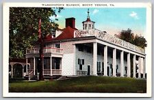 Washington Mansion Mount Vernon Virginia Historic President Home VNG Postcard picture