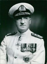 Vice-Admiral Sir Gerald Gladstone K.C.B. poses... - Vintage Photograph 4933240 picture