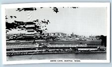 Seattle Washington WA Postcard Bird's Eye View Of Smith Cave c1940's Vintage picture