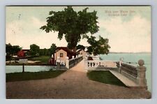 Buckeye Lake OH-Ohio, Walk over Waste Gate, c1910 Antique Vintage Postcard picture