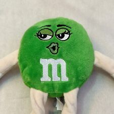 Green M&M Plush 15” Soft Stuffed Animal Doll M & M Authentic Rare USA Gift picture