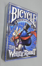 Bicycle WHITE RABBIT Alice Albino Dragon Playing Card deck NEW/SEALED picture