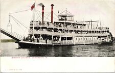 C.1910s Burlington IA Steamer Columbia Steamship Unused Postcard 825 picture