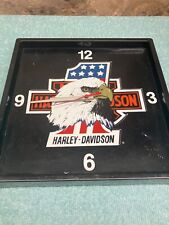 harley davidson eagle wall clock picture