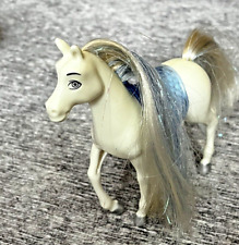 Disney Princess Cinderella's Horse Figurine White Blue Sparkly Hair picture