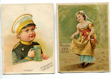 2 McLaughlin’s Coffee Trade Cards, German and English Languages picture