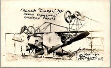 WW1 French Cooran Type, Shot down Aerial engagement, Western front RPPC 1919 VV1 picture