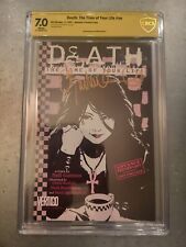 Death: Time Of Your Life ADVANCE PREVIEW EDITION -CBCS 7.0 Bachalo Signed GHOST picture