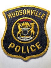 Hudsonville Michigan Police Patch ~ Vintage picture