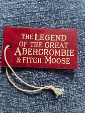 RARE Legend of the Great Abercrombie & Fitch Moose Hang Tag picture