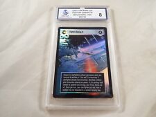 STAR WARS CCG REFLECTIONS II FOIL FIGHTERS COMING IN MGC GRADED 8 picture